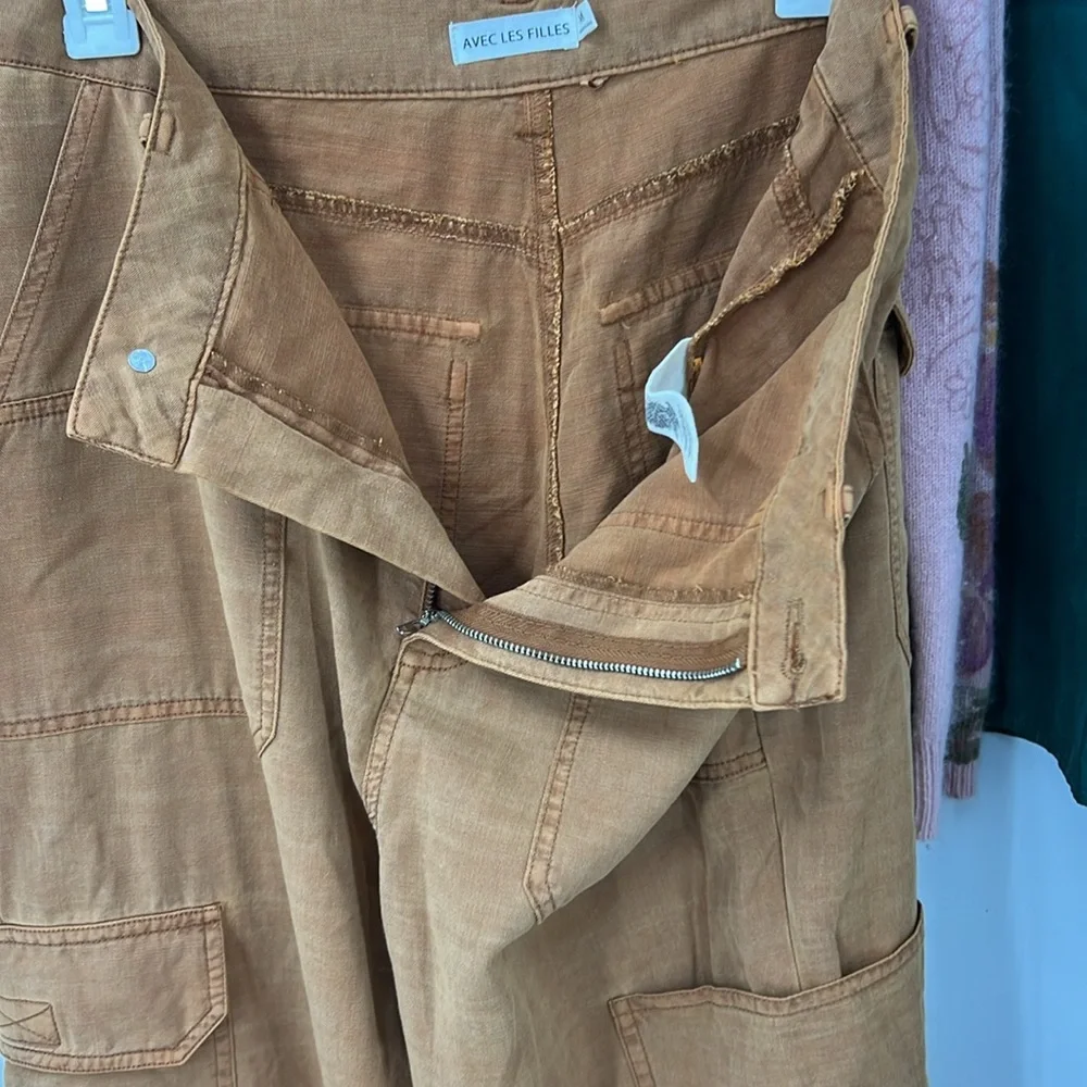 VEC LES FILLES high-rise cargo jogger pants M